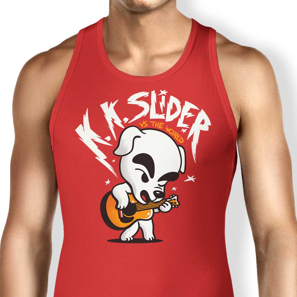 KK vs. The World Tank Top - Adult & Kids T-Shirts, Sweatshirts & Hoodies apparel design preview 1