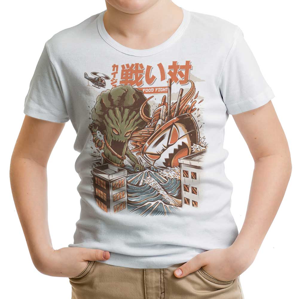 Kaiju Food Fight Youth Apparel - Adult & Kids T-Shirts, Sweatshirts & Hoodies apparel design preview 1