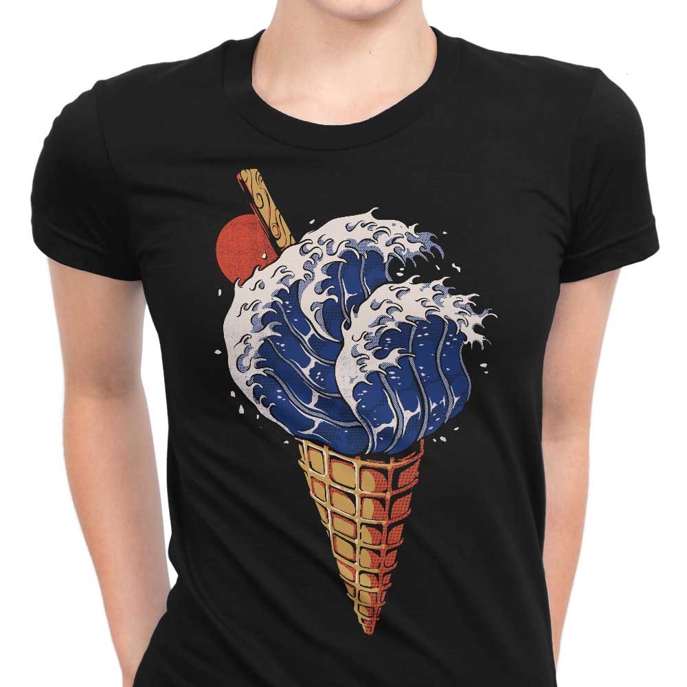 Kanagawa Ice Cream Women's Apparel - Adult & Kids T-Shirts, Sweatshirts & Hoodies apparel design preview 1