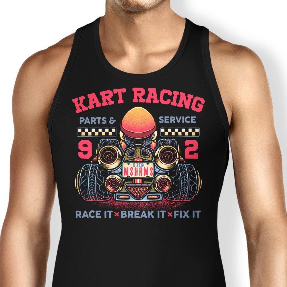 Kart Racing Tank Top - Adult & Kids T-Shirts, Sweatshirts & Hoodies apparel design preview 1