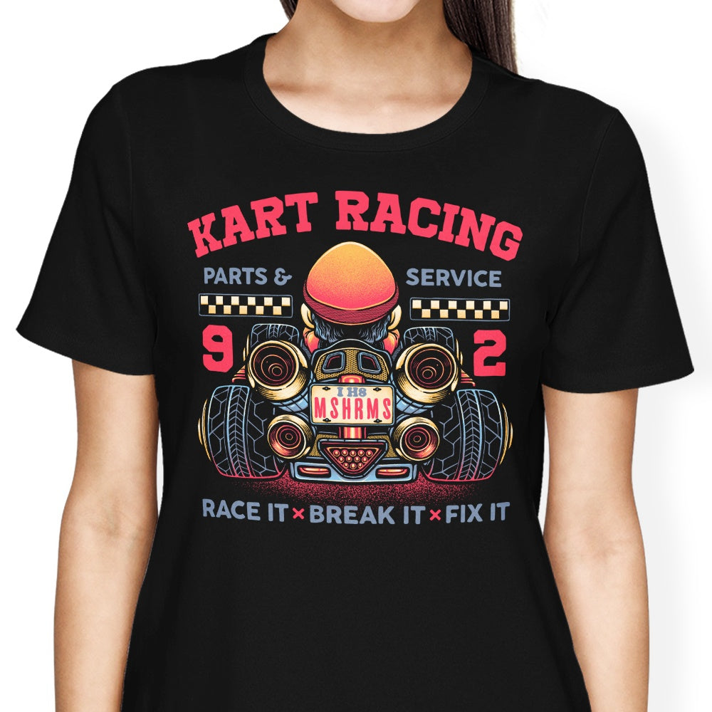 Kart Racing Women's Apparel - Adult & Kids T-Shirts, Sweatshirts & Hoodies apparel design preview 1