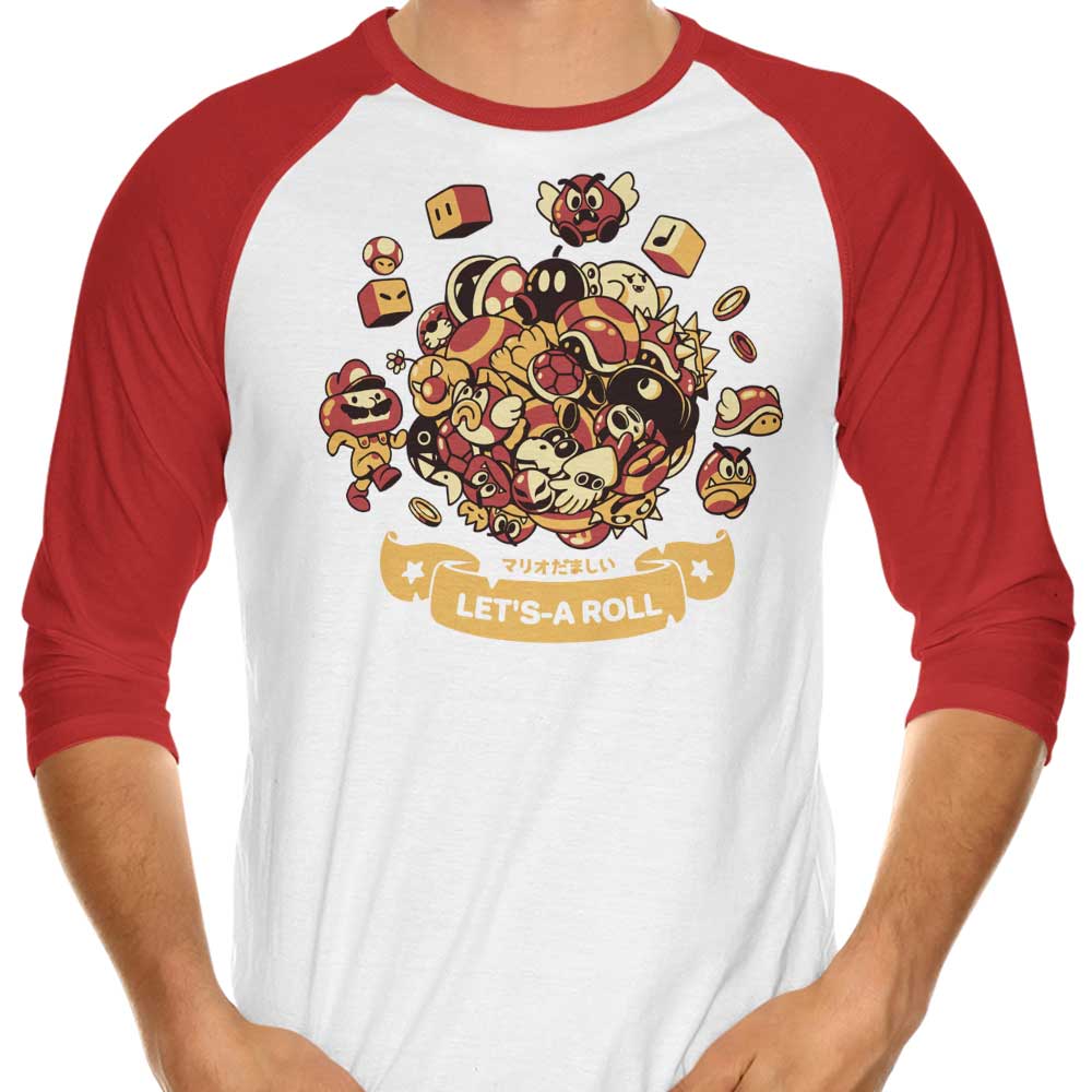 Katamario 3/4 Sleeve Raglan - Adult & Kids T-Shirts, Sweatshirts & Hoodies apparel design preview 1