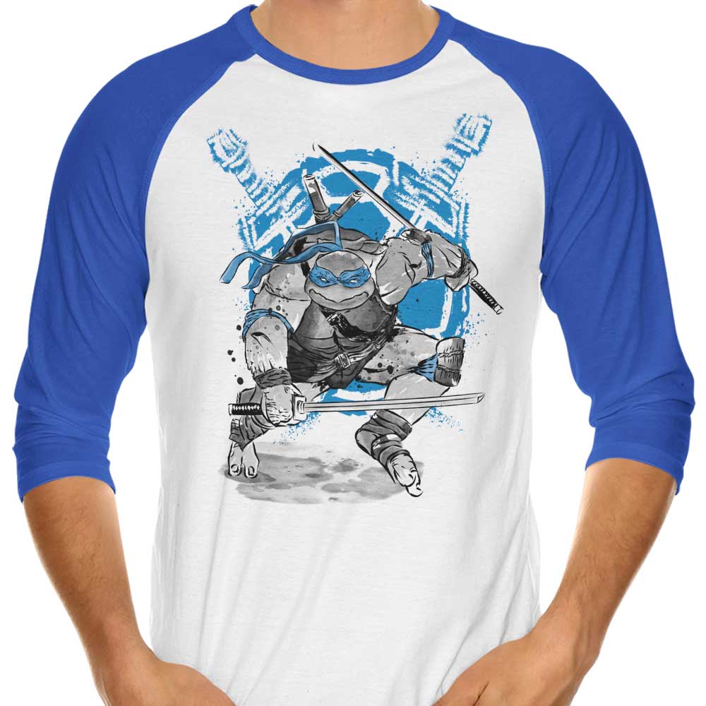 Katanas Sumi-e 3/4 Sleeve Raglan - Adult & Kids T-Shirts, Sweatshirts & Hoodies apparel design preview 1