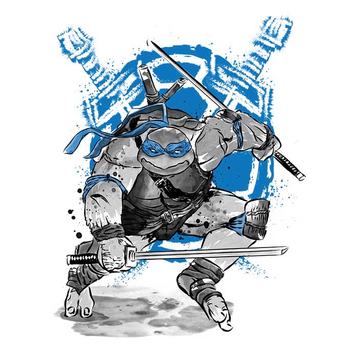 Katanas Sumi-e Men's Apparel - Adult & Kids T-Shirts, Sweatshirts & Hoodies apparel design preview 2