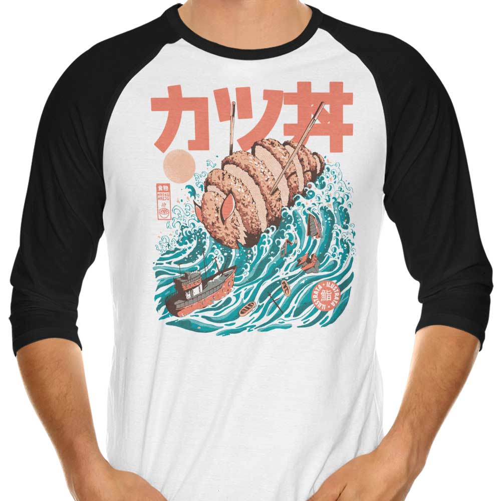 Katsuju 3/4 Sleeve Raglan - Adult & Kids T-Shirts, Sweatshirts & Hoodies apparel design preview 1