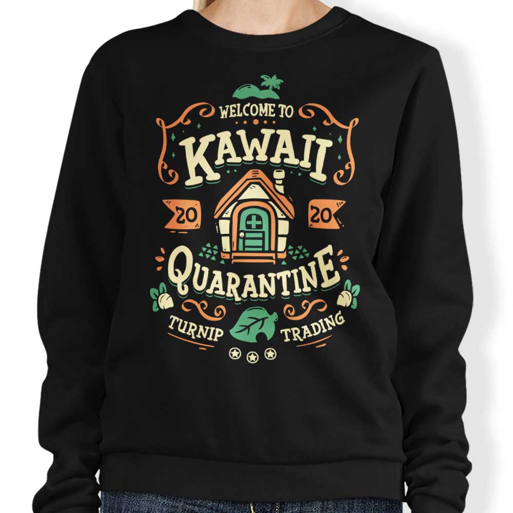 Kawaii Quarantine - Adult & Kids T-Shirts, Sweatshirts & Hoodies apparel design preview 1