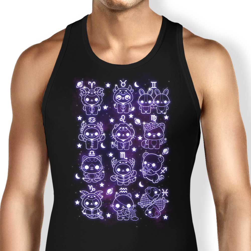 Kawaii Zodiac Tank Top - Adult & Kids T-Shirts, Sweatshirts & Hoodies apparel design preview 1