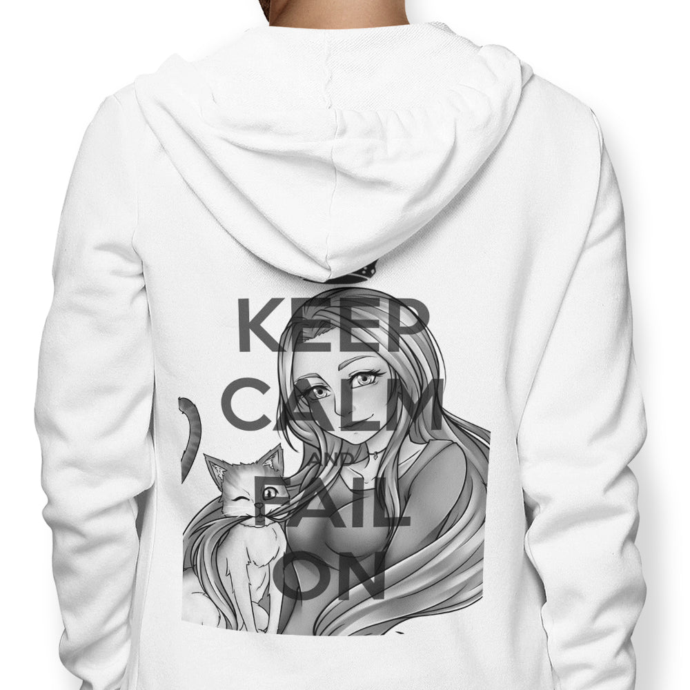 Keep Calm and Fail On - Adult & Kids T-Shirts, Sweatshirts & Hoodies apparel design preview 1