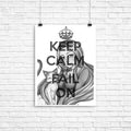 Keep Calm and Fail On Poster - Adult & Kids T-Shirts, Sweatshirts & Hoodies apparel design preview 1