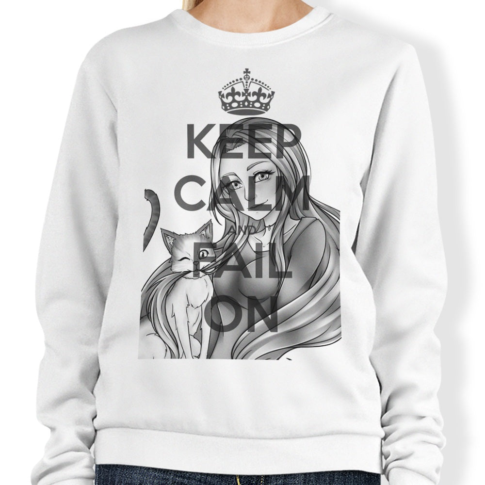 Keep Calm and Fail On - Adult & Kids T-Shirts, Sweatshirts & Hoodies apparel design preview 1