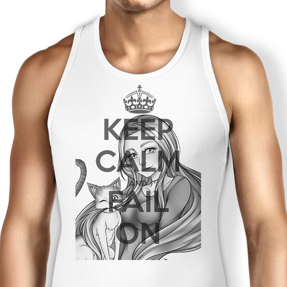 Keep Calm and Fail On Tank Top - Adult & Kids T-Shirts, Sweatshirts & Hoodies apparel design preview 1