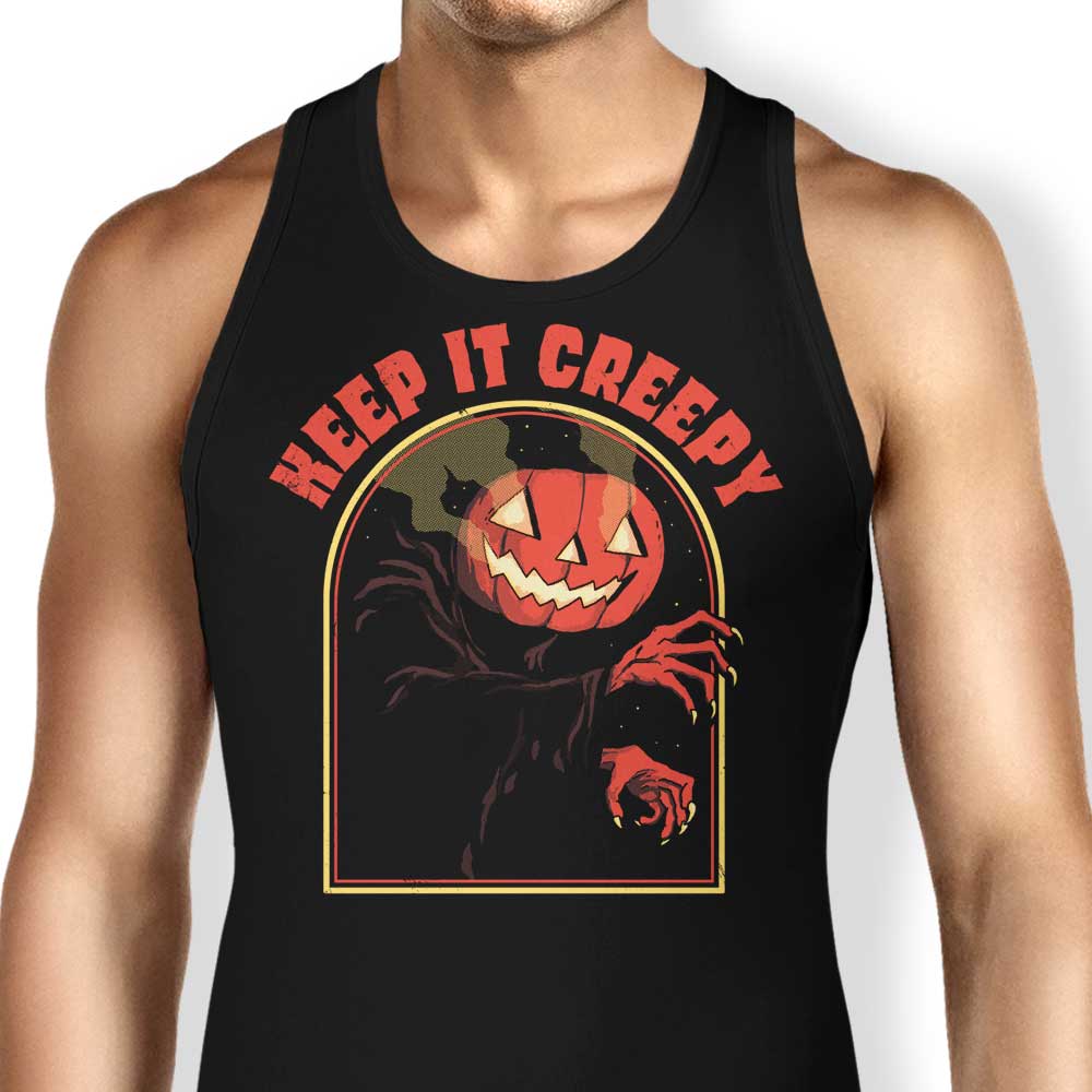 Keep it Creepy Tank Top - Adult & Kids T-Shirts, Sweatshirts & Hoodies apparel design preview 1