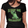 Keep on Creepin' Women's V-Neck - Adult & Kids T-Shirts, Sweatshirts & Hoodies apparel design preview 1