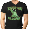 Keep on Creepin' Men's V-Neck - Adult & Kids T-Shirts, Sweatshirts & Hoodies apparel design preview 1