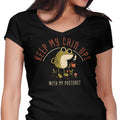 Keep Your Chin Up Women's V-Neck - Adult & Kids T-Shirts, Sweatshirts & Hoodies apparel design preview 1