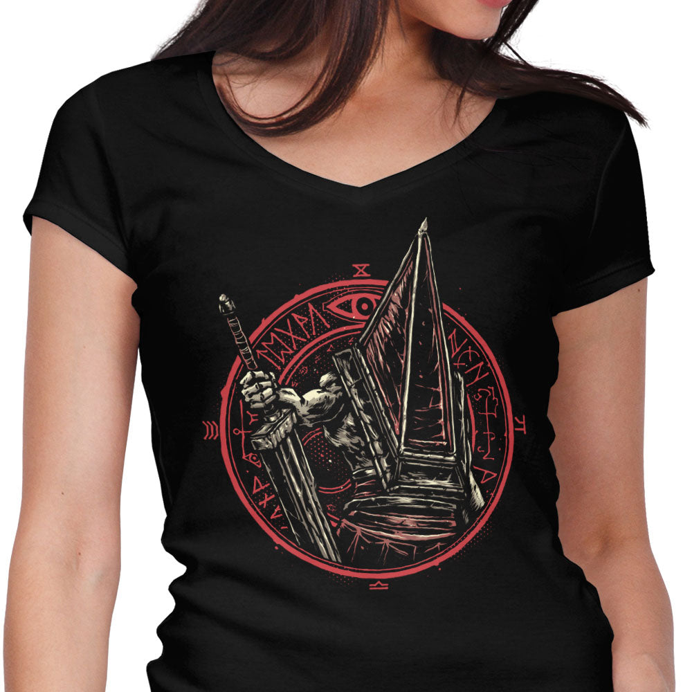 Keeper of the Town Women's V-Neck - Adult & Kids T-Shirts, Sweatshirts & Hoodies apparel design preview 1
