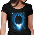 Kessel Run Women's V-Neck - Adult & Kids T-Shirts, Sweatshirts & Hoodies apparel design preview 1