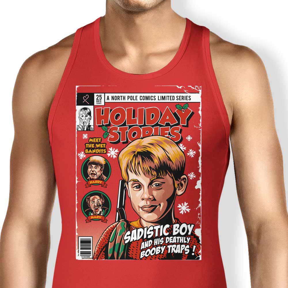 Kevin's Holiday Stories Tank Top - Adult & Kids T-Shirts, Sweatshirts & Hoodies apparel design preview 1