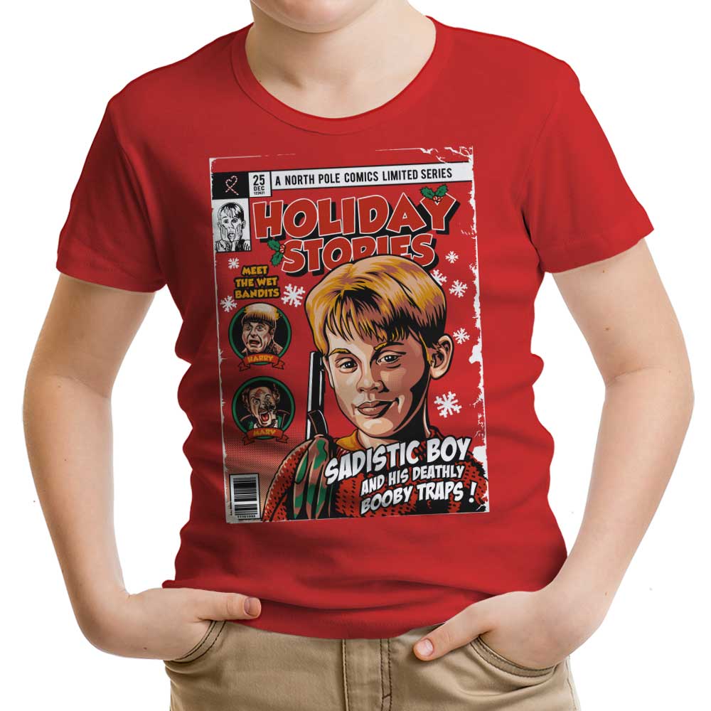Kevin's Holiday Stories Youth Apparel - Adult & Kids T-Shirts, Sweatshirts & Hoodies apparel design preview 1