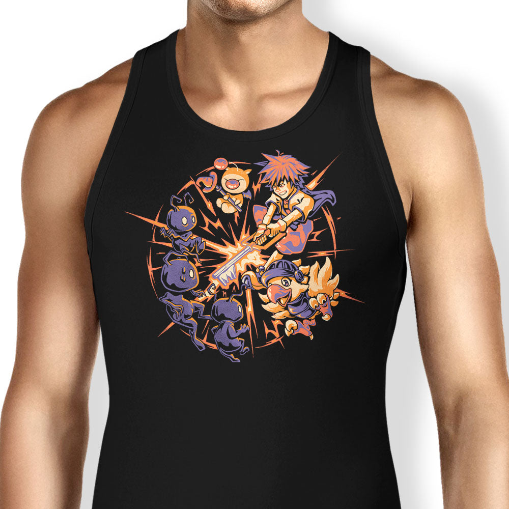 Keyblade Clash Tank Top - Adult & Kids T-Shirts, Sweatshirts & Hoodies apparel design preview 1