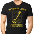 Keyblade Corps Men's V-Neck - Adult & Kids T-Shirts, Sweatshirts & Hoodies apparel design preview 1