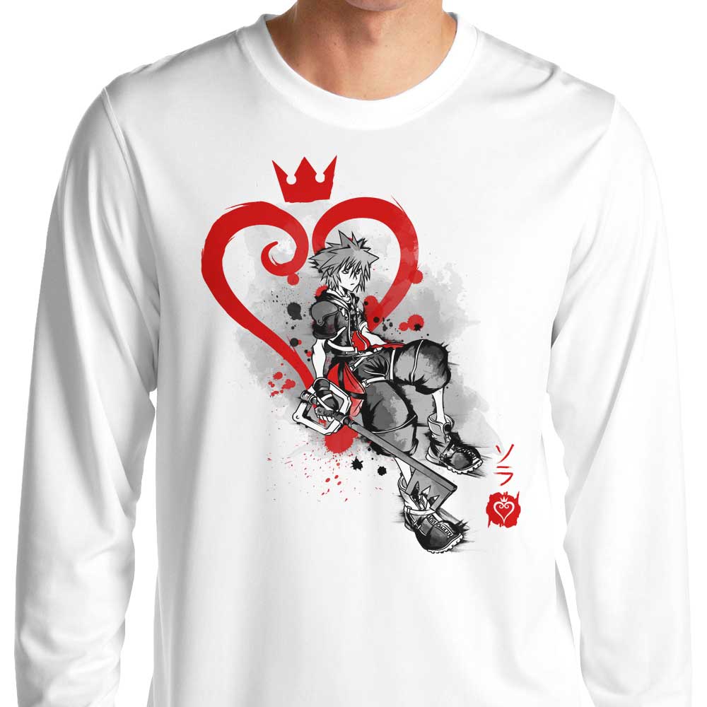 Keyblade Kingdom Sumi-e - Adult & Kids T-Shirts, Sweatshirts & Hoodies apparel design preview 1