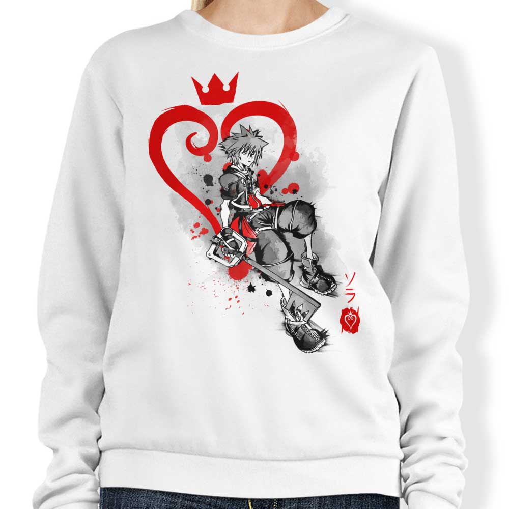 Keyblade Kingdom Sumi-e - Adult & Kids T-Shirts, Sweatshirts & Hoodies apparel design preview 1