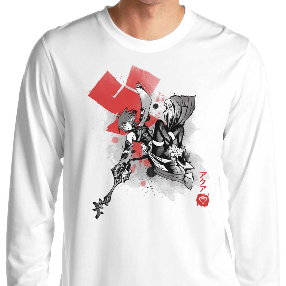 Keyblade Master Sumi-e - Adult & Kids T-Shirts, Sweatshirts & Hoodies apparel design preview 1
