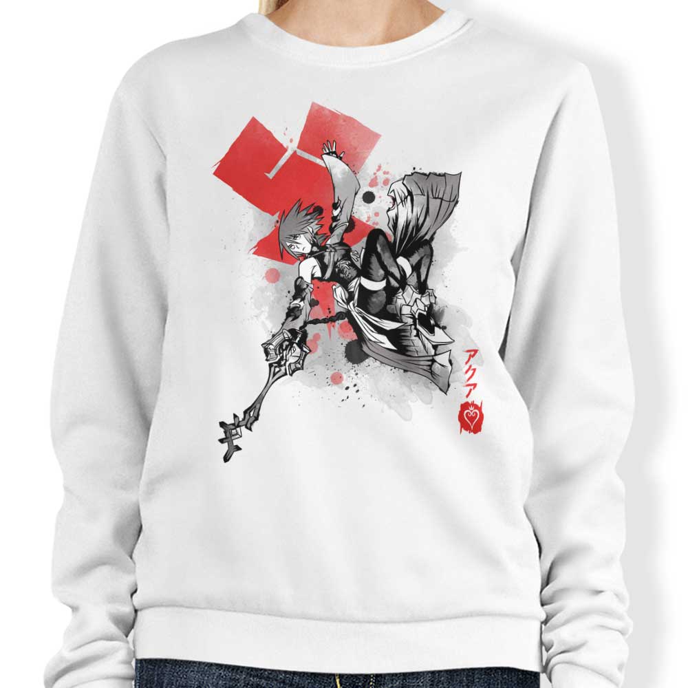 Keyblade Master Sumi-e - Adult & Kids T-Shirts, Sweatshirts & Hoodies apparel design preview 1