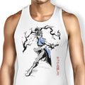 Kicking Beauty Sumi-e Tank Top - Adult & Kids T-Shirts, Sweatshirts & Hoodies apparel design preview 1