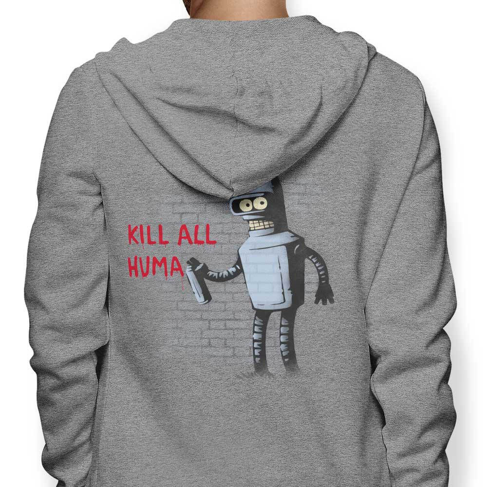 Kill All Humans - Adult & Kids T-Shirts, Sweatshirts & Hoodies apparel design preview 1