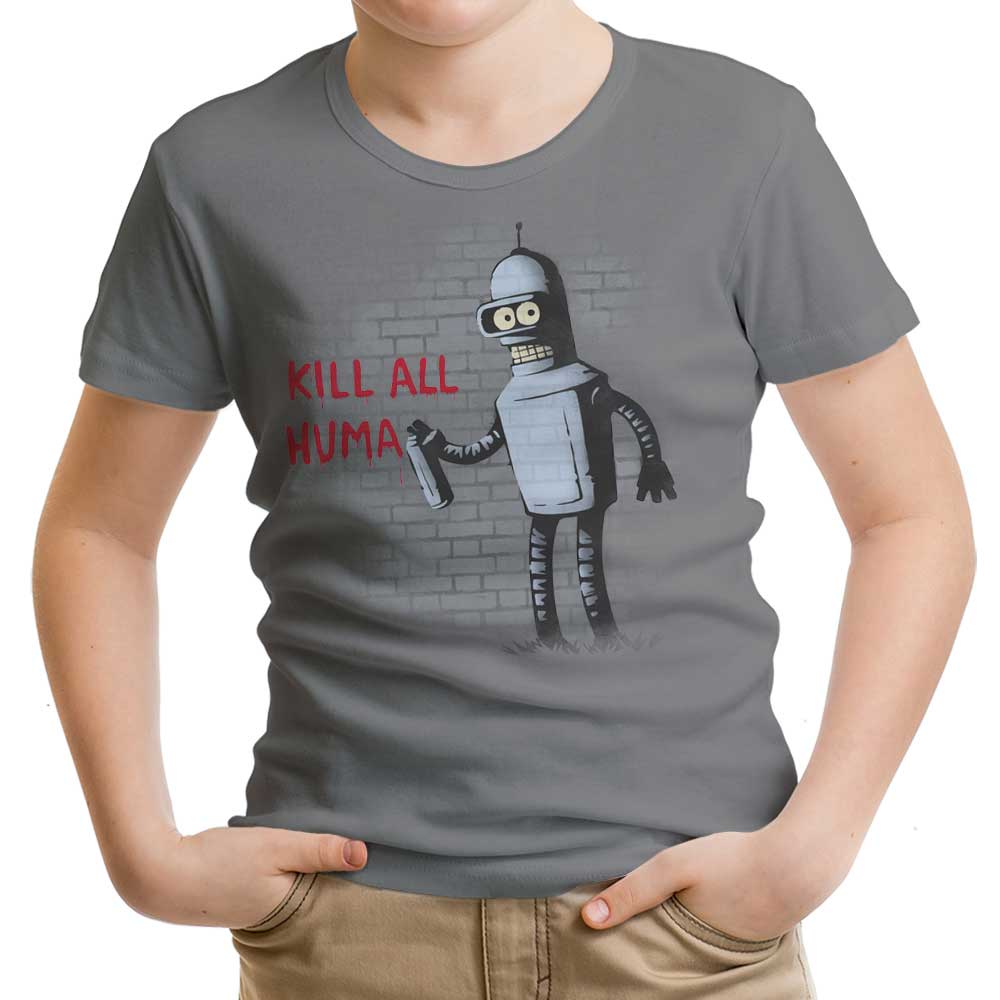 Kill All Humans Youth Apparel - Adult & Kids T-Shirts, Sweatshirts & Hoodies apparel design preview 1