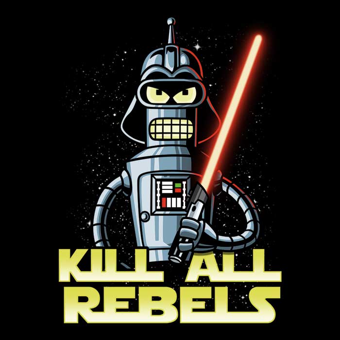 Kill All Rebels Men's Apparel - Adult & Kids T-Shirts, Sweatshirts & Hoodies apparel design preview 2