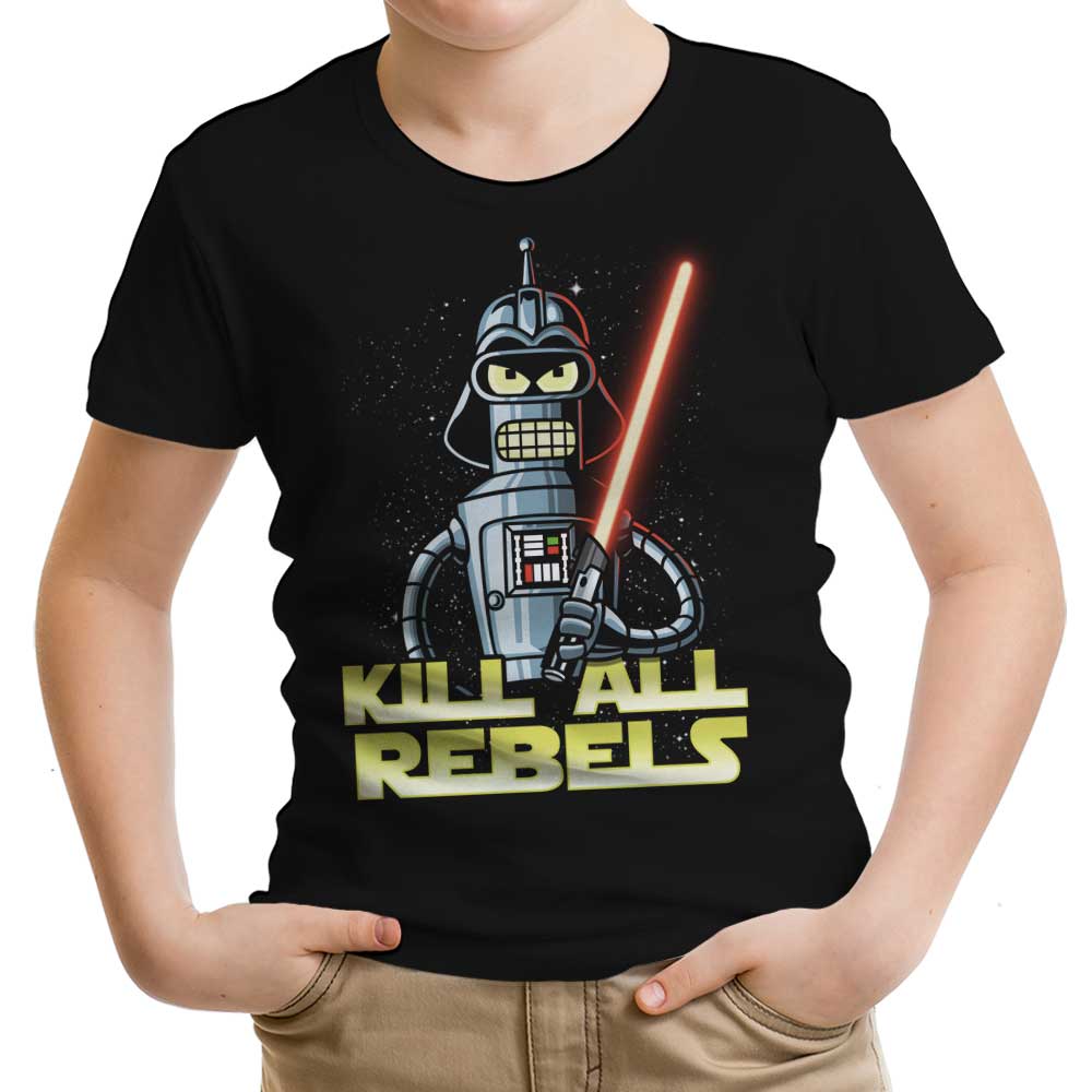 Kill All Rebels Youth Apparel - Adult & Kids T-Shirts, Sweatshirts & Hoodies apparel design preview 1