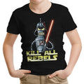Kill All Rebels Youth Apparel - Adult & Kids T-Shirts, Sweatshirts & Hoodies apparel design preview 1