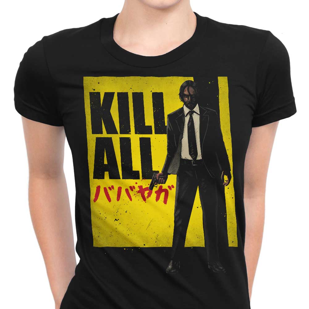 Kill All Women's Apparel - Adult & Kids T-Shirts, Sweatshirts & Hoodies apparel design preview 1