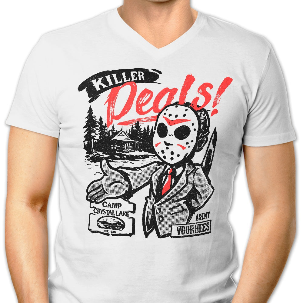 Killer Deals Men's V-Neck - Adult & Kids T-Shirts, Sweatshirts & Hoodies apparel design preview 1