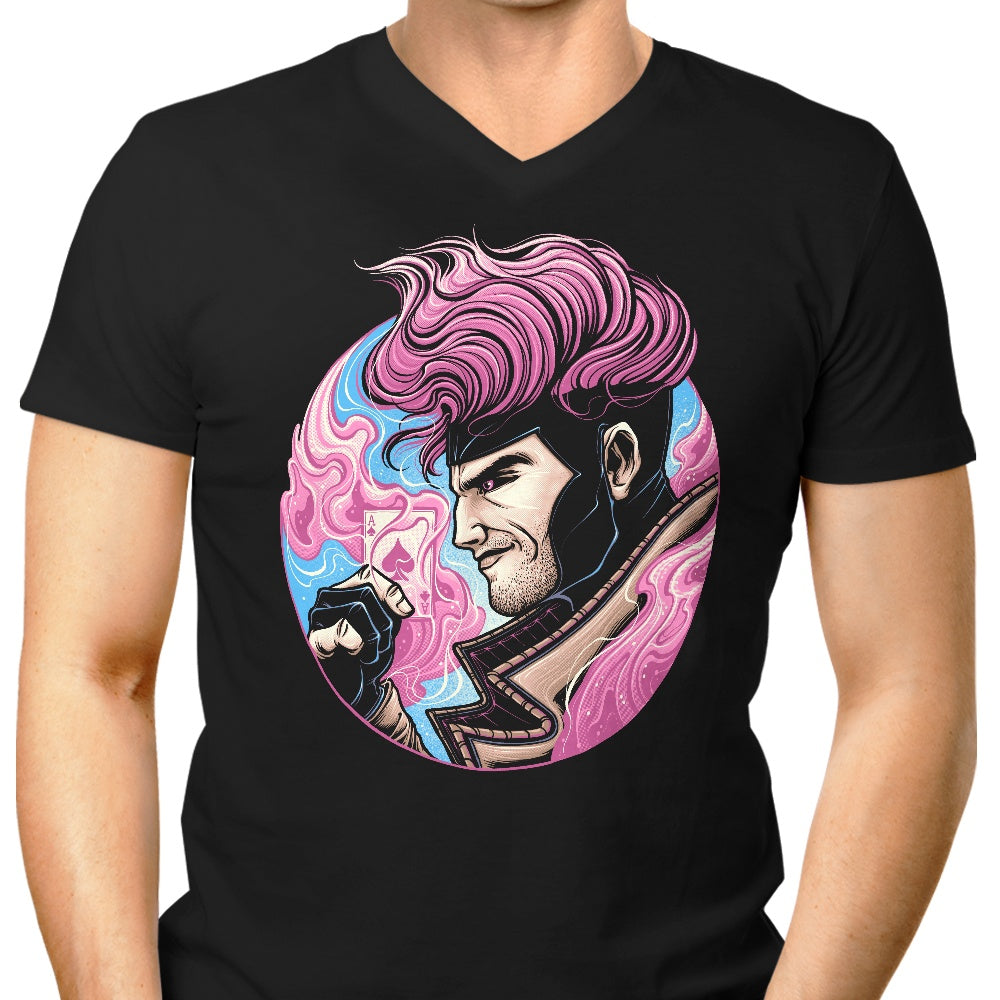 Kinetic Charge Men's V-Neck - Adult & Kids T-Shirts, Sweatshirts & Hoodies apparel design preview 1