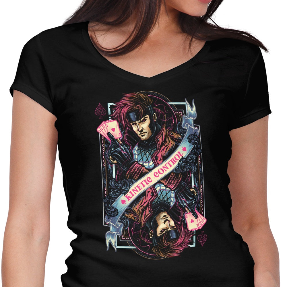 Kinetic Control Women's V-Neck - Adult & Kids T-Shirts, Sweatshirts & Hoodies apparel design preview 1