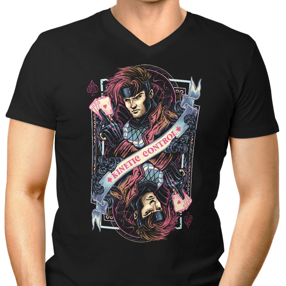 Kinetic Control Men's V-Neck - Adult & Kids T-Shirts, Sweatshirts & Hoodies apparel design preview 1