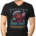 Kinetic Xmas Men's V-Neck - Adult & Kids T-Shirts, Sweatshirts & Hoodies apparel design preview 1