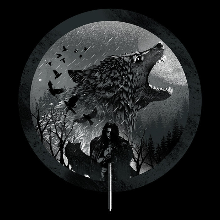 King in the North Youth Apparel - Adult & Kids T-Shirts, Sweatshirts & Hoodies apparel design preview 2