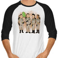King of the Firehouse 3/4 Sleeve Raglan - Adult & Kids T-Shirts, Sweatshirts & Hoodies apparel design preview 1