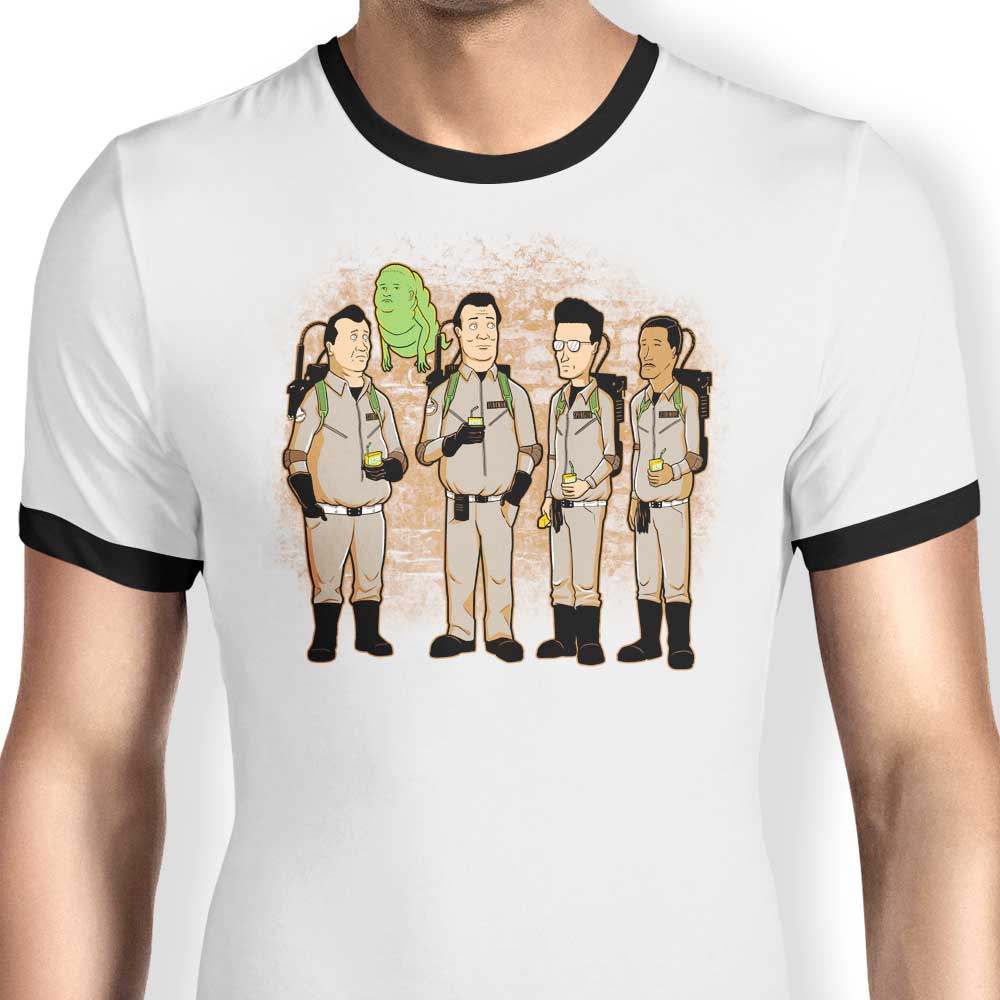 King of the Firehouse Ringer - Adult & Kids T-Shirts, Sweatshirts & Hoodies apparel design preview 1