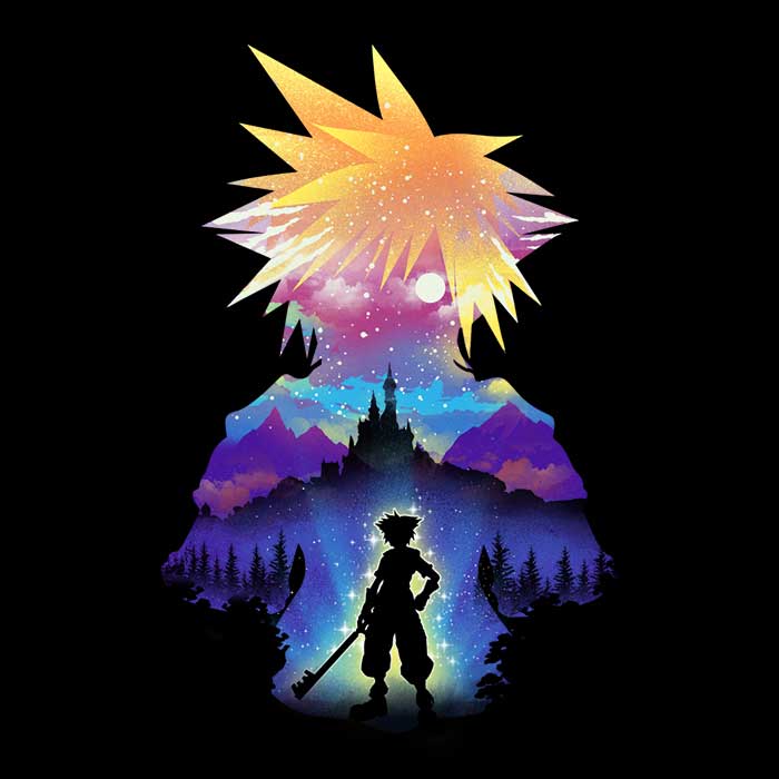 Kingdom Sora Youth Apparel - Adult & Kids T-Shirts, Sweatshirts & Hoodies apparel design preview 2