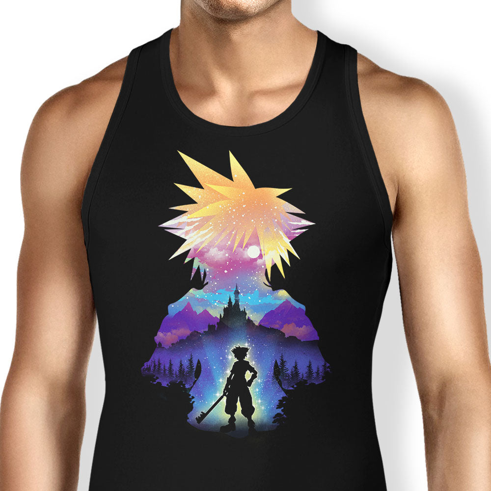 Kingdom Sora Tank Top - Adult & Kids T-Shirts, Sweatshirts & Hoodies apparel design preview 1