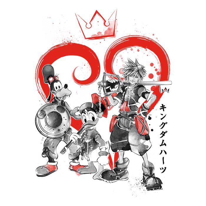 Kingdom Sumi-e Women's Apparel - Adult & Kids T-Shirts, Sweatshirts & Hoodies apparel design preview 2