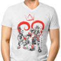 Kingdom Sumi-e Men's V-Neck - Adult & Kids T-Shirts, Sweatshirts & Hoodies apparel design preview 1