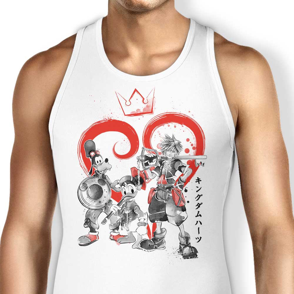 Kingdom Sumi-e Tank Top - Adult & Kids T-Shirts, Sweatshirts & Hoodies apparel design preview 1