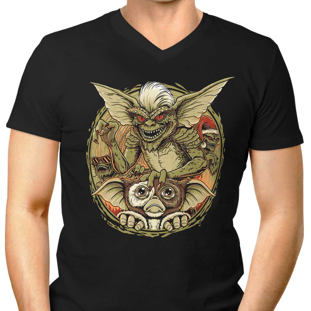 Kingston Horror Men's V-Neck - Adult & Kids T-Shirts, Sweatshirts & Hoodies apparel design preview 1